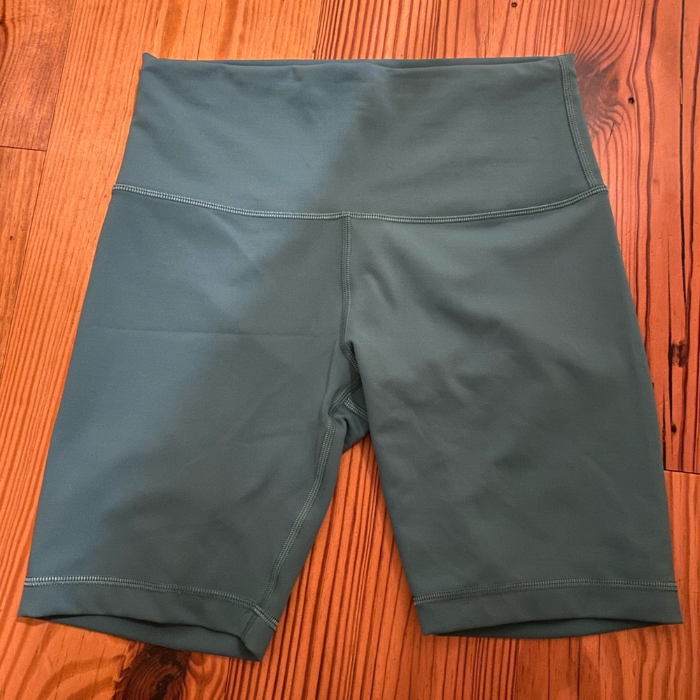 Teal Lululemon Align Shorts